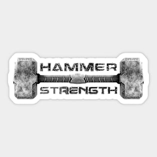 Hammer Strength Thor Stone Sticker